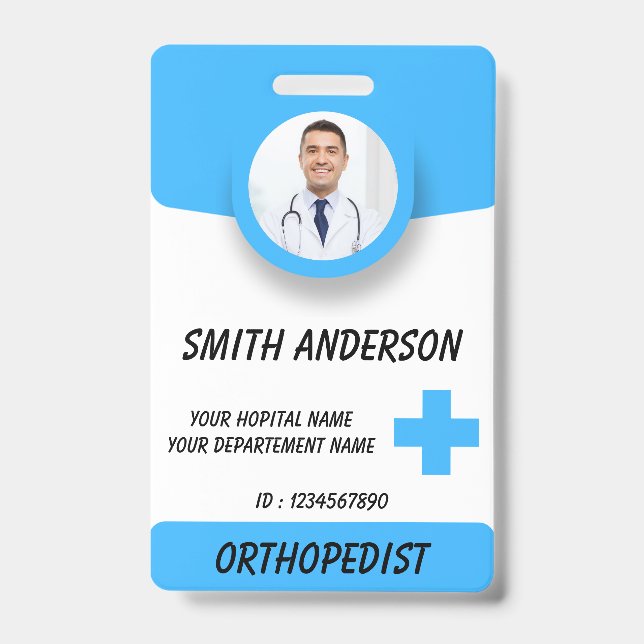 Tarjeta De Identificación Personalized RN Nurse Identification Badge (Parte frontal)