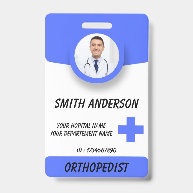 Tarjeta De Identificación Personalized RN Nurse Identification Badge (Parte frontal)