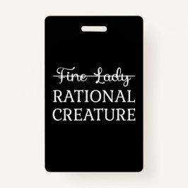 Tarjeta De Identificación Persuasion Jane Austen - Creatura Racional I