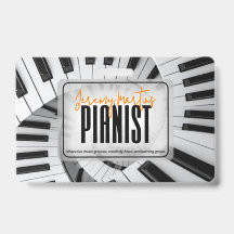 Piano Moderno Espirales Negro&Blanco Naranja Piani