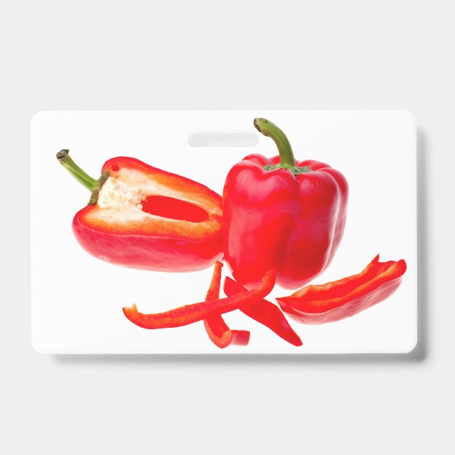 Tarjeta De Identificación Pimienta roja (Parte frontal)