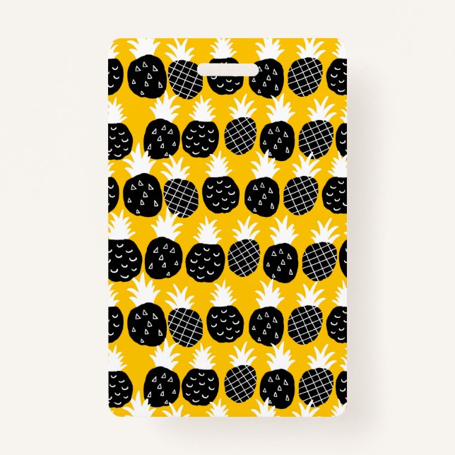 Tarjeta De Identificación Piña negra (Anverso)