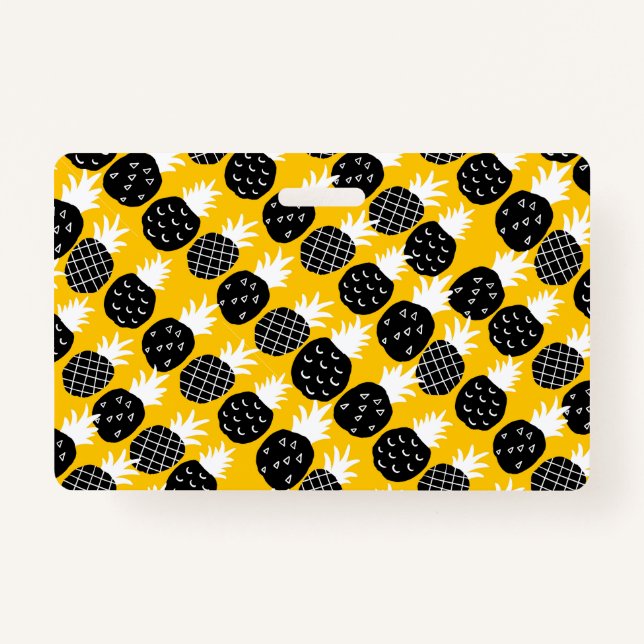 Tarjeta De Identificación Piña negra (Anverso)