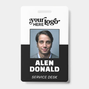 Tarjeta De Identificación Placa corporativa personalizada ID de empleado/eve