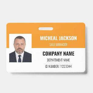 Tarjeta De Identificación Placa de identificación corporativa horizontal nar