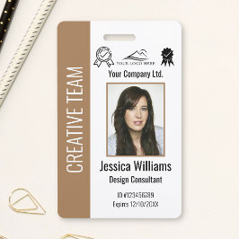 Tarjeta De Identificación Placa de identificación corporativa personalizada 