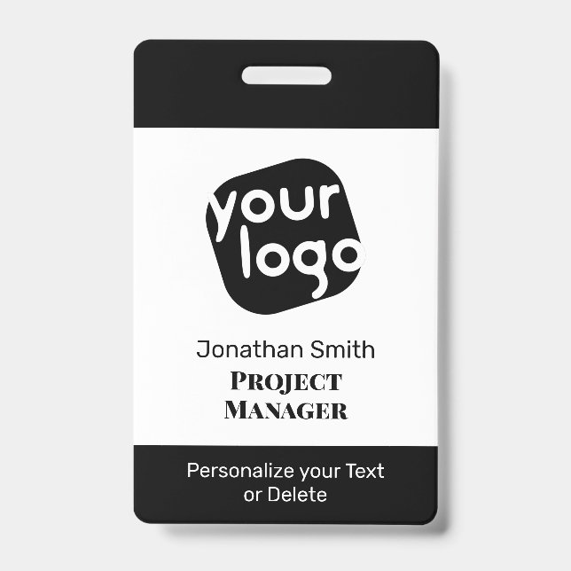 Tarjeta De Identificación Placa de identificación de conferencia personaliza (Parte frontal)