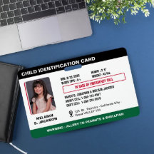 Placa de identificación de emergencia personalizad