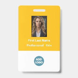 Tarjeta De Identificación Placa de identificación de empleado personalizada 