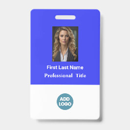 Tarjeta De Identificación Placa de identificación de empleado personalizada 