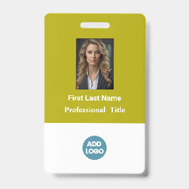 Tarjeta De Identificación Placa de identificación de empleado personalizada 