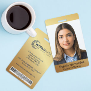 Tarjeta De Identificación Placa de identificación de foto personalizada en o