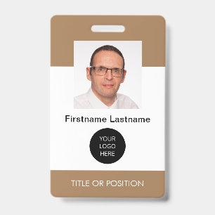 Tarjeta De Identificación Placa de identificación de foto tamaño carnet colo