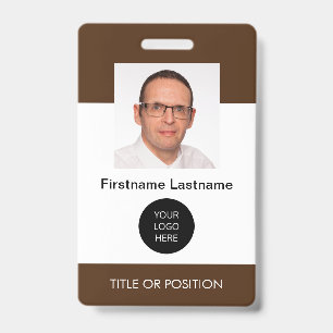 Tarjeta De Identificación Placa de identificación de foto tamaño carnet colo