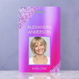 Tarjeta De Identificación Placa de identificación de negocios de oficina de 