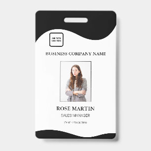 Tarjeta De Identificación Placa de identificación de personal de empresa con
