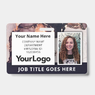 Tarjeta De Identificación Placa de identificación de personalizada para pers