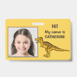 Tarjeta De Identificación Placa de identificación personalizada con foto y t