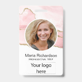 Tarjeta De Identificación Placa de identificación personalizada de empleado,