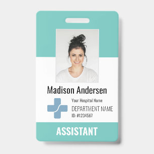 Tarjeta De Identificación Placa de identificación personalizada del empleado