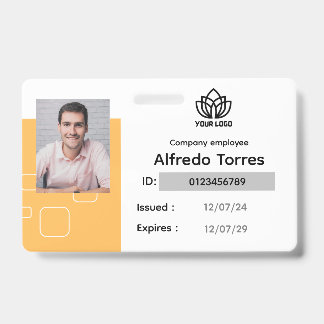 Tarjeta De Identificación Placa de identificación personalizada para emplead