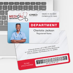 Tarjeta De Identificación Placa de identificación personalizada para emplead