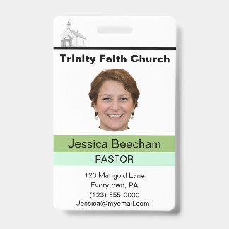 Tarjeta De Identificación Placa de identificación personalizada para pastora