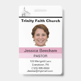 Tarjeta De Identificación Placa de identificación personalizada para pastora