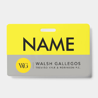 Tarjeta De Identificación Placa de nombre personalizada