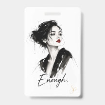 Placa de nombre personalizada | Suficiente. Vertic