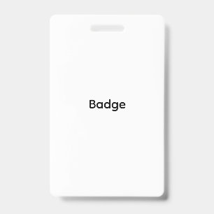 Tarjeta De Identificación Placa de plástico personalizada - Vertical
