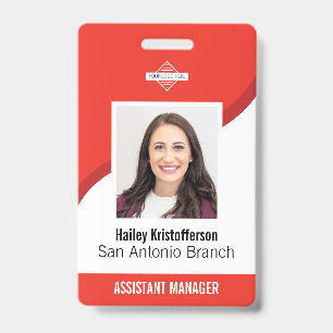 Tarjeta De Identificación Placa identificativa con logotipo personalizado de