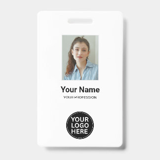 Tarjeta De Identificación Placa identificativa de empleado personalizada en