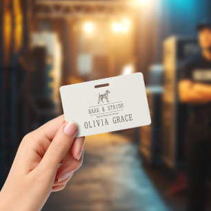 Tarjeta De Identificación Placa personalizada con nombre personalizado para 