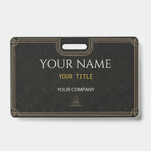 Placa personalizada para ejecutivo | Etiqueta corp
