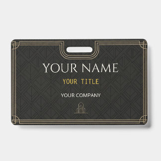 Tarjeta De Identificación Placa personalizada para ejecutivo | Etiqueta corp