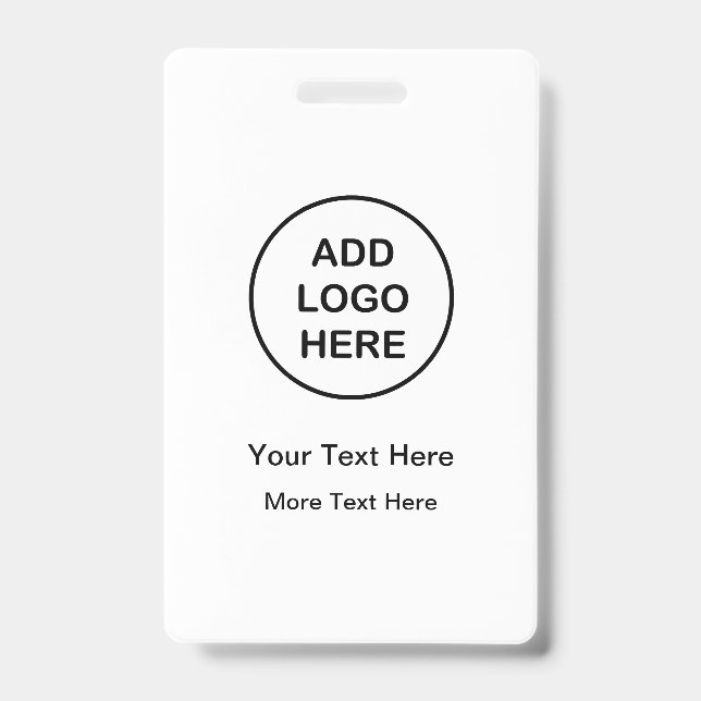 Tarjeta De Identificación Placas de identificación de nombre del personal de (Parte frontal)