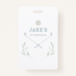 Tarjeta De Identificación Placas de papel de fiesta de cumpleaños para el go