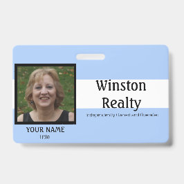 Tarjeta De Identificación Plantilla de credencial empresarial con identifica