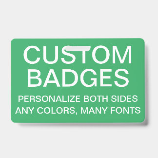 Tarjeta De Identificación Plantilla de insignia retráctil personalizada
