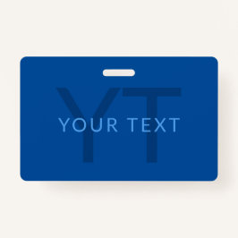 Tarjeta De Identificación Plantilla de texto editable para nombre monocromát