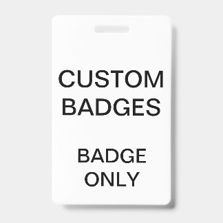 Tarjeta De Identificación Plantilla en Blanco de INSIGNIA Personalizada Pers