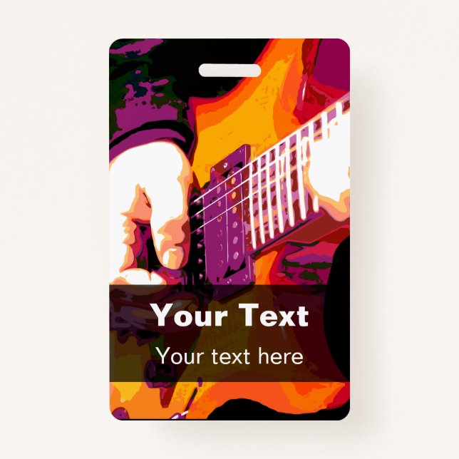 Tarjeta De Identificación Plantillas de la insignia del acontecimiento del (Anverso)