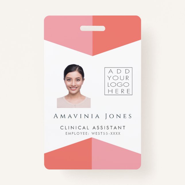 Tarjeta De Identificación Plástico de identificación de fotografía de empres (Anverso)