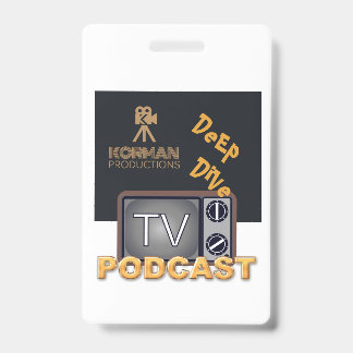 Tarjeta De Identificación Podcast de TV de Proep Buve Prove Productions Korm