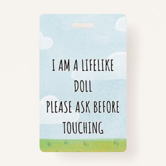 Tarjeta De Identificación Por favor, no toque la etiqueta de asiento para au