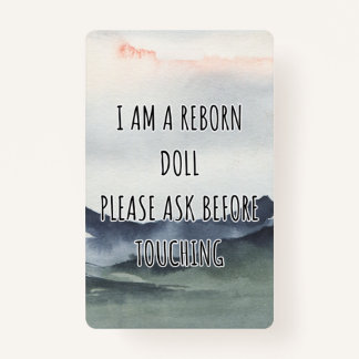 Tarjeta De Identificación Por favor, no toque la etiqueta de asiento para au