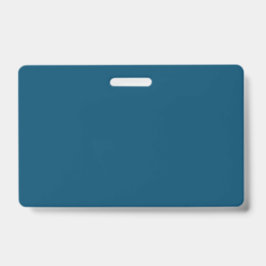 Tarjeta De Identificación Porta-credenciales azul minimalista
