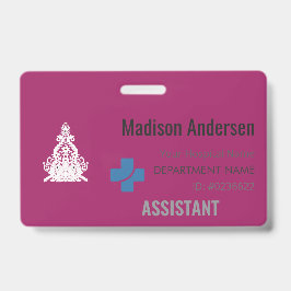 Tarjeta De Identificación Portadora de distintivos + carrete - Custom.ID.Pin