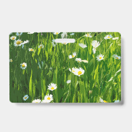 Tarjeta De Identificación Prado de flores